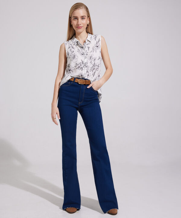 Camisa Manga Sisa Estampada image number null