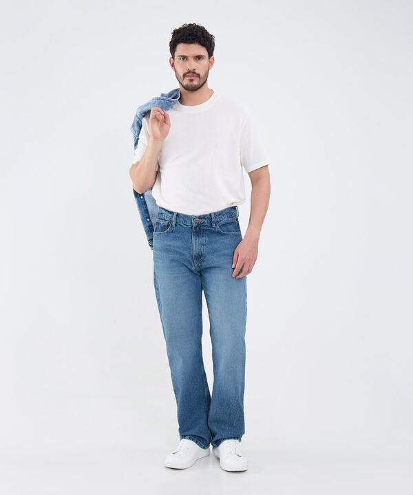 Jeans Relax Fit Tono Azul Medio image number null