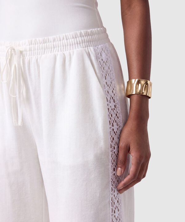 Pantal&oacute;n Fluido Con Cord&oacute;n Para Mujer