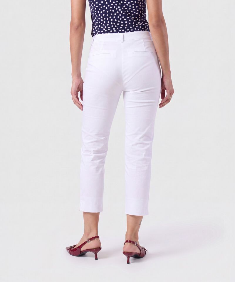 Pantal&oacute;n Capri Ajustado Para Mujer