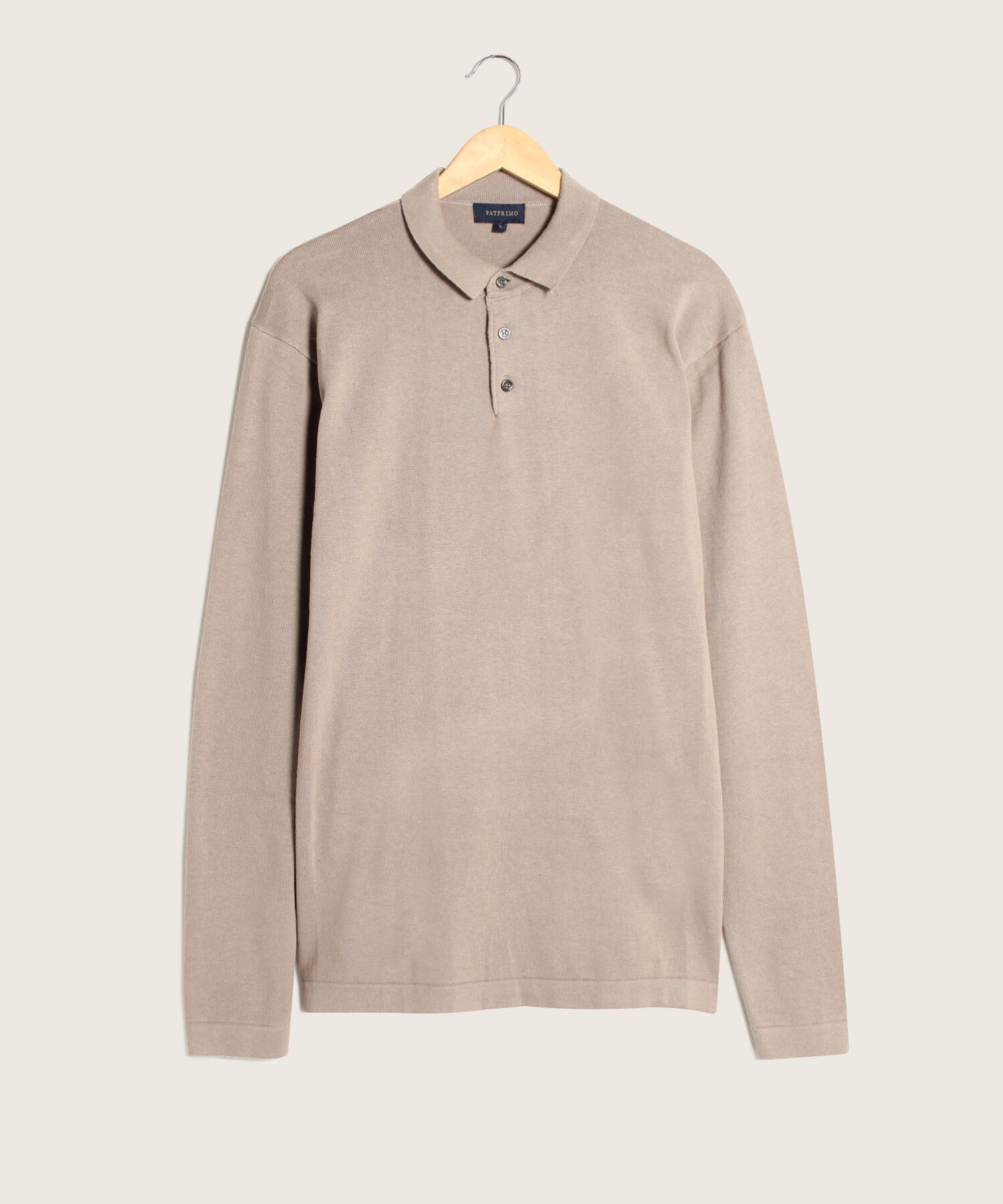 Saco Manga Larga Cuello Tipo Polo