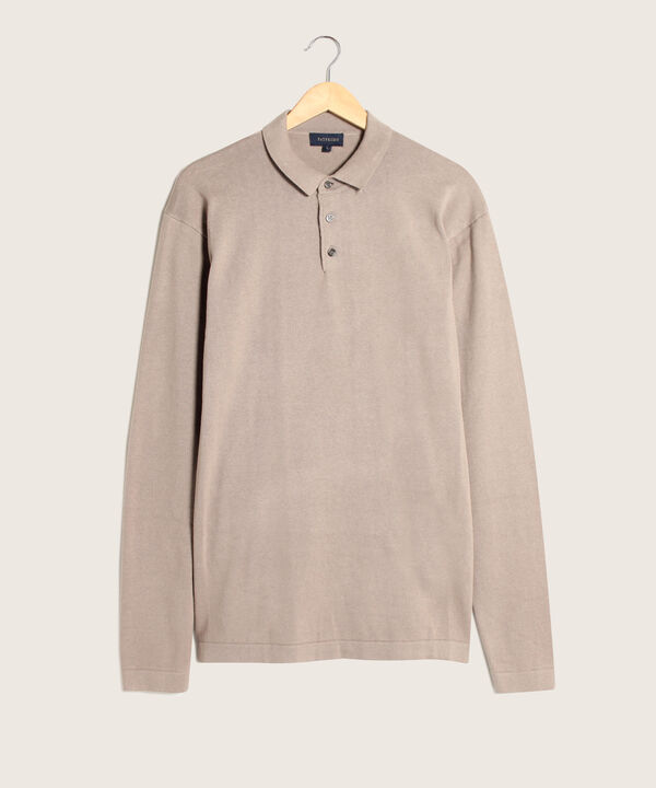 Saco Manga Larga Cuello Tipo Polo