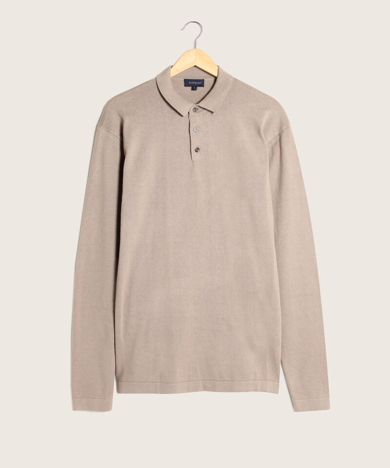 Saco Manga Larga Cuello Tipo Polo