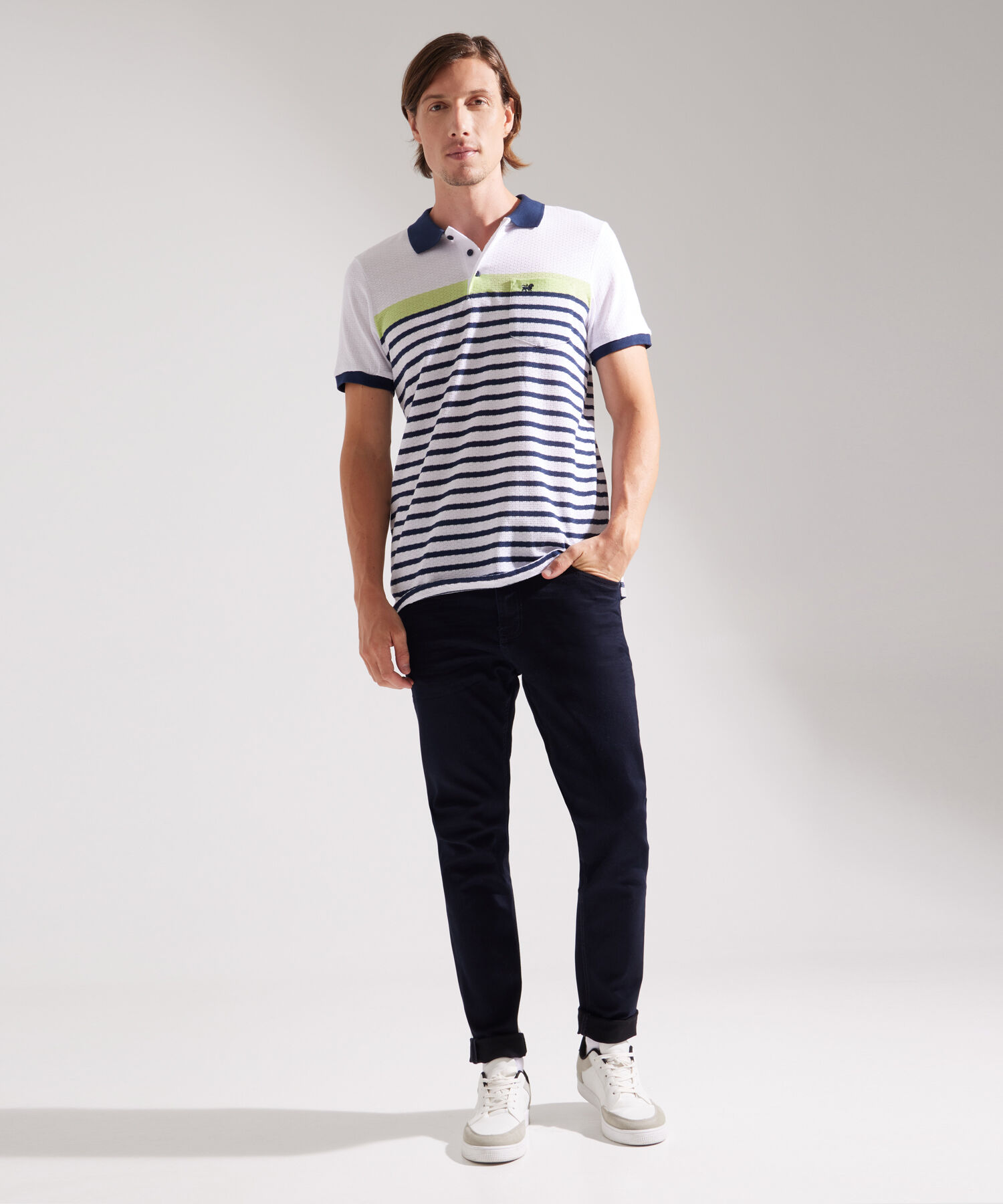 Polo  Cuello Tejido