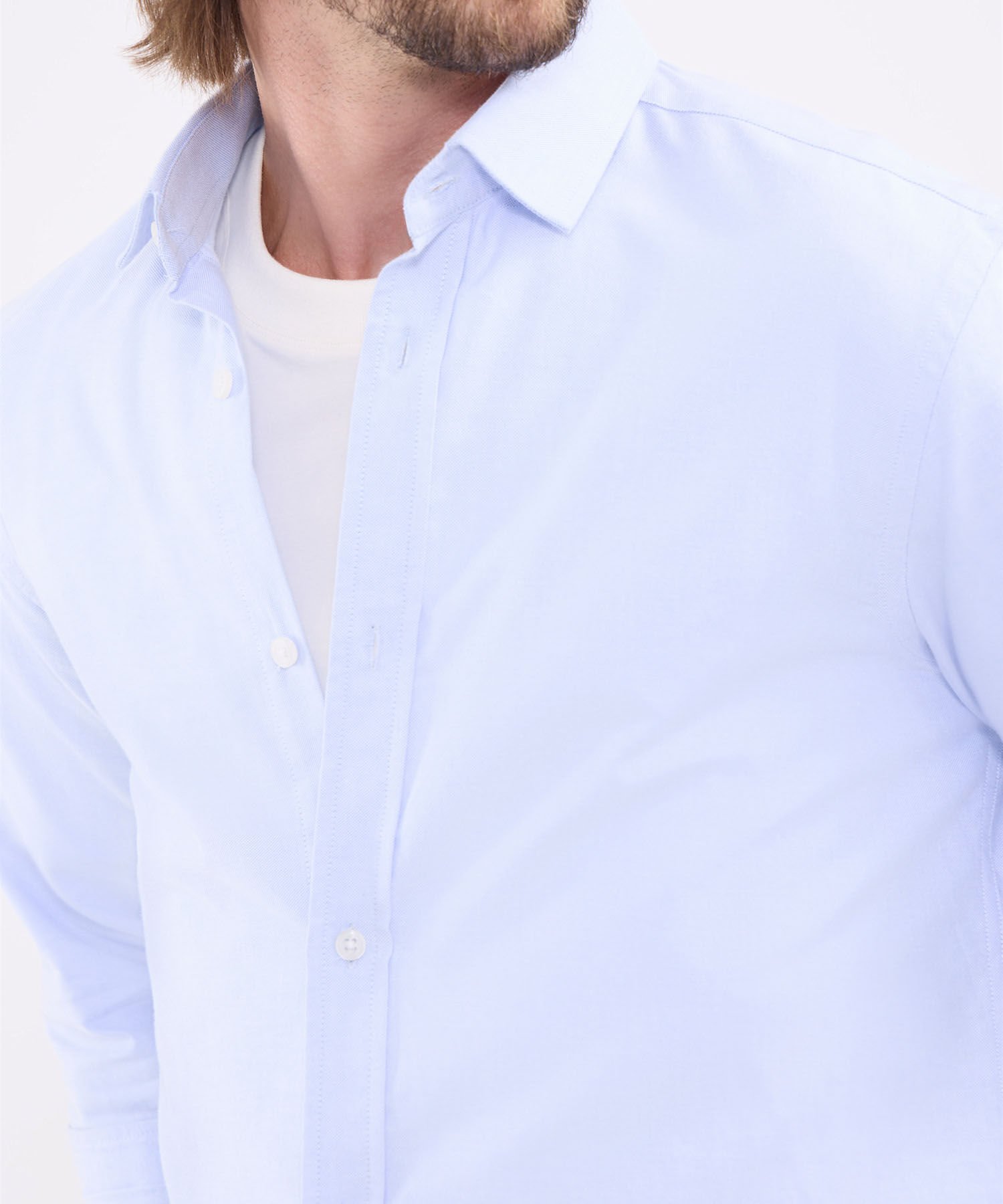 Camisa Oxford Regular Fit Para Hombre