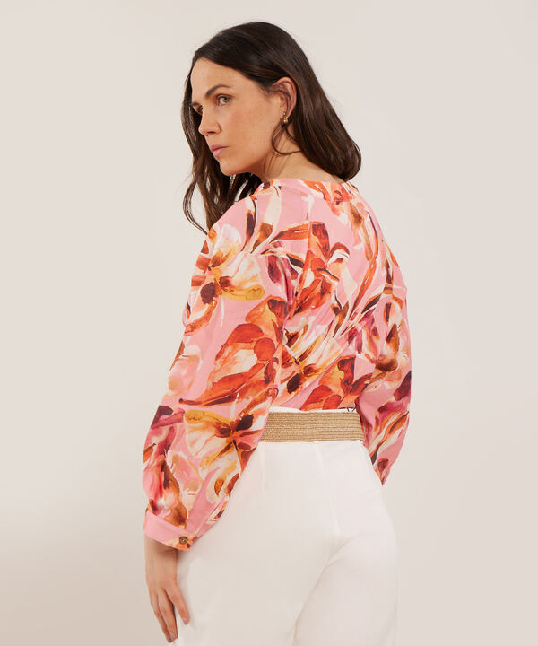 Blusa Cuello Neru Estampada image number null