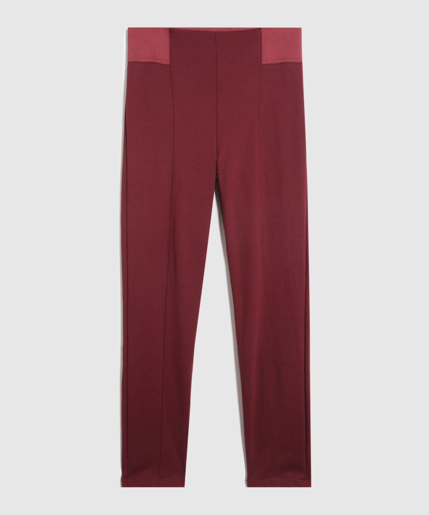 Leggings Unicolor Con Detalle 