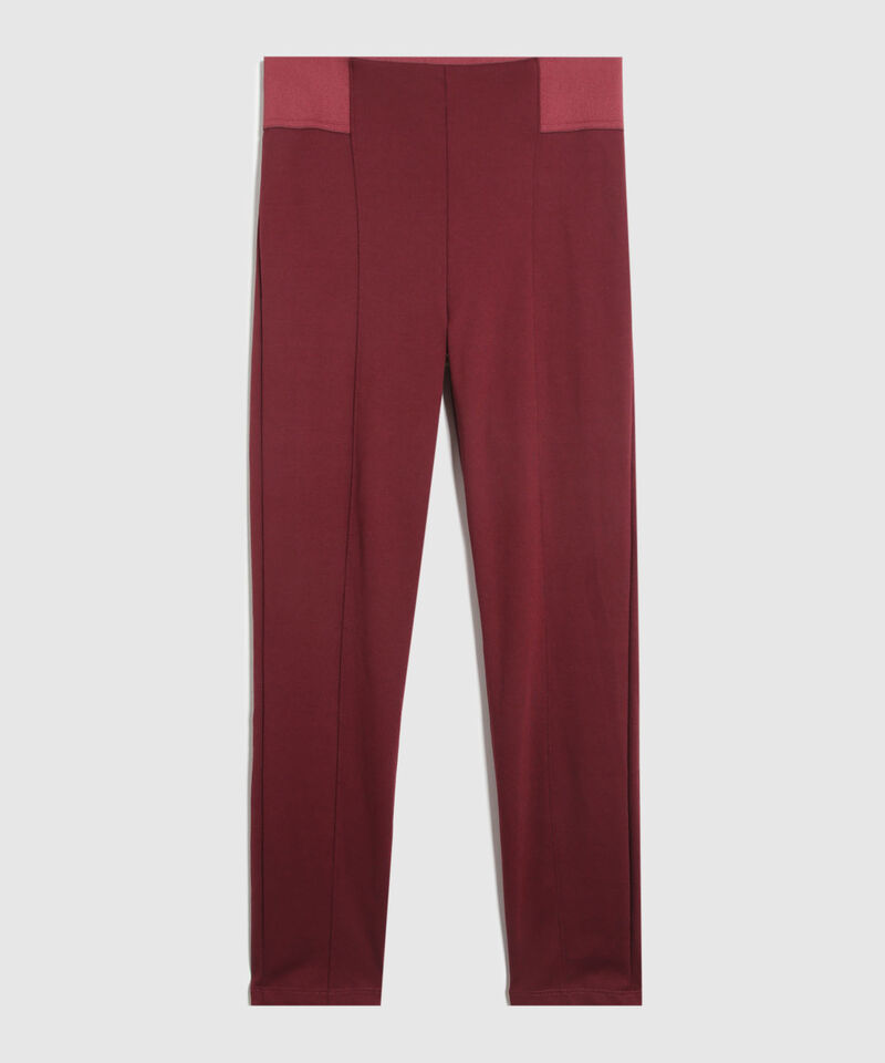 Leggings Unicolor Con Detalle 