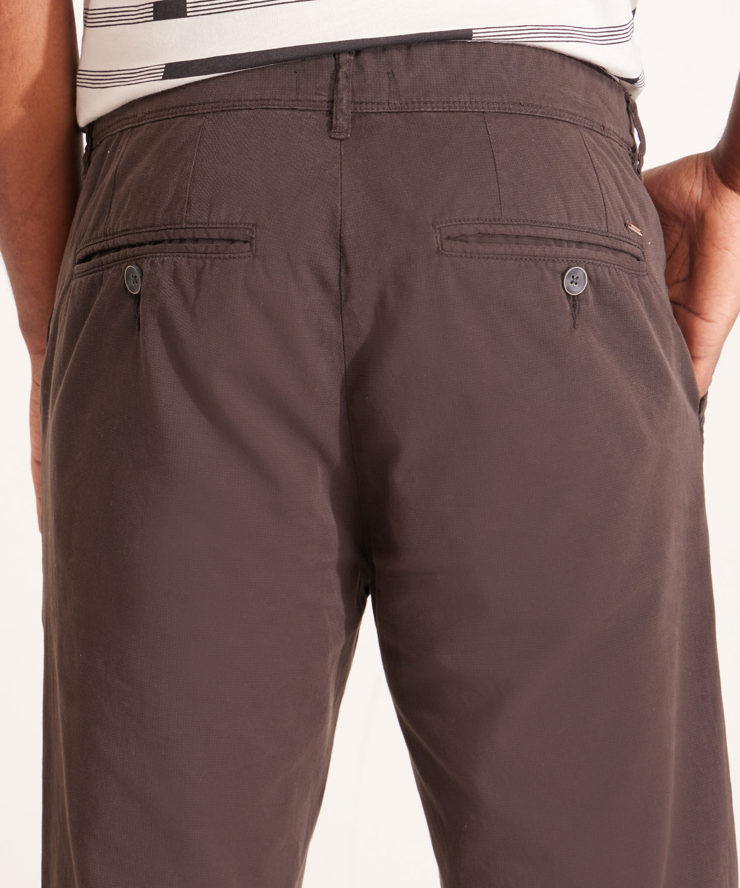 Pantalon Chino Teñido En Prenda