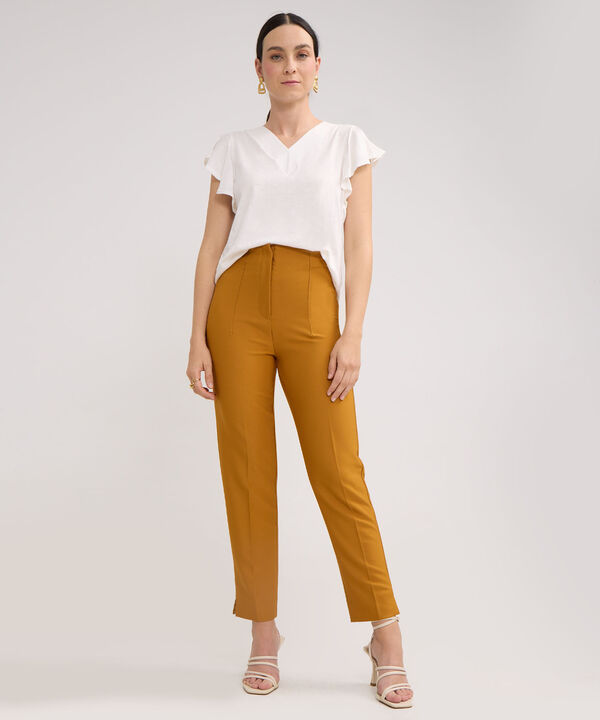 Pantalón Casual Tiro Alto