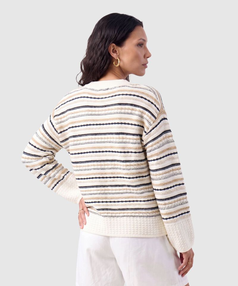 Saco Tejido Cuello Lazo Para Mujer