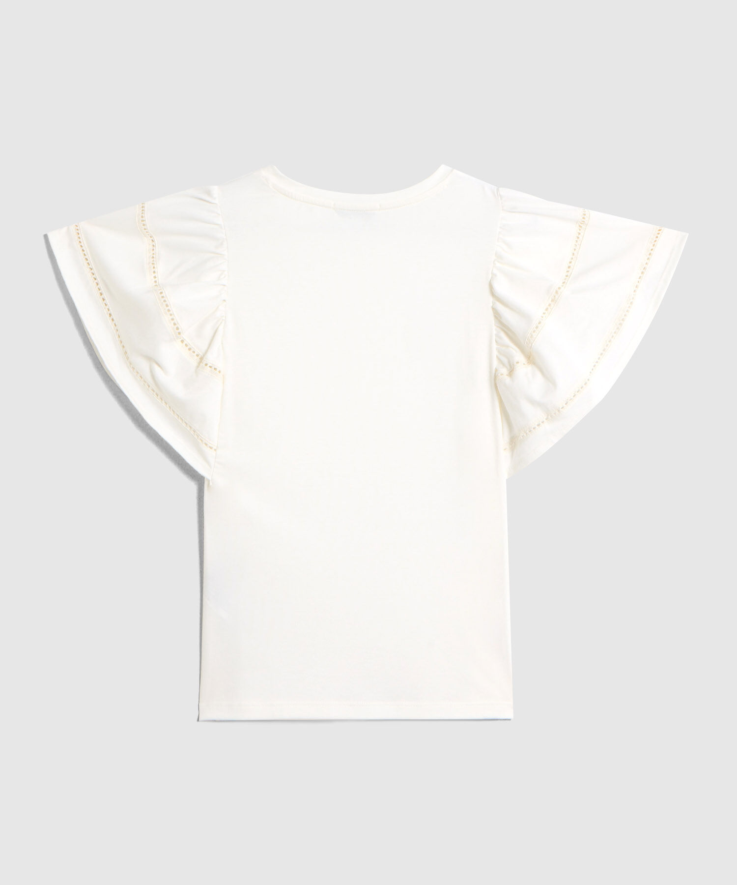 Camiseta con Mangas Mariposa para Mujer