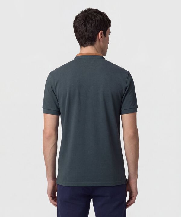 Polo Cuello Neru Slim Fit Para Hombre