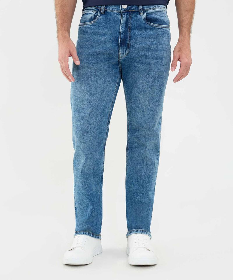 Jeans Regular Tono Medio