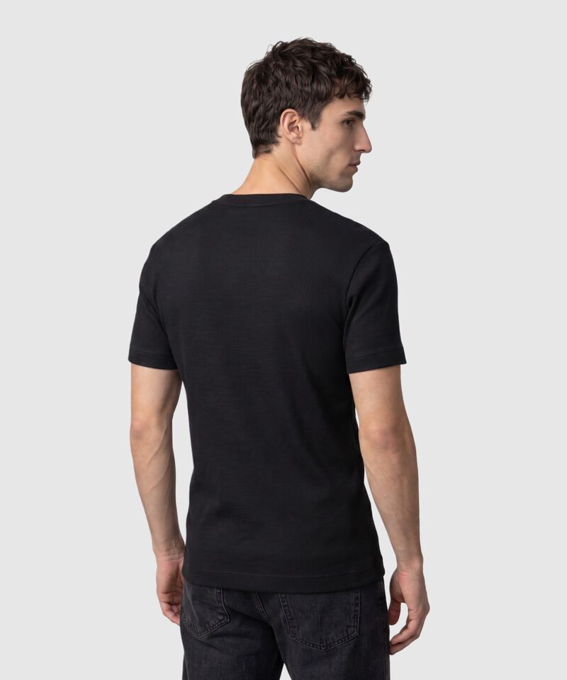 Camiseta Texturizada Manga Corta Para Hombre