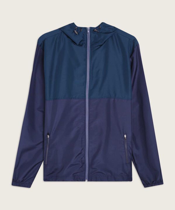 Chaqueta De Hombre Tipo Corta Vientos En Bloque De Color 