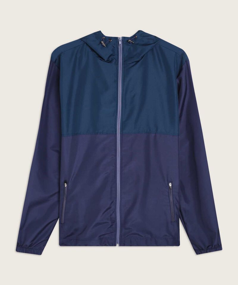 Chaqueta De Hombre Tipo Corta Vientos En Bloque De Color 