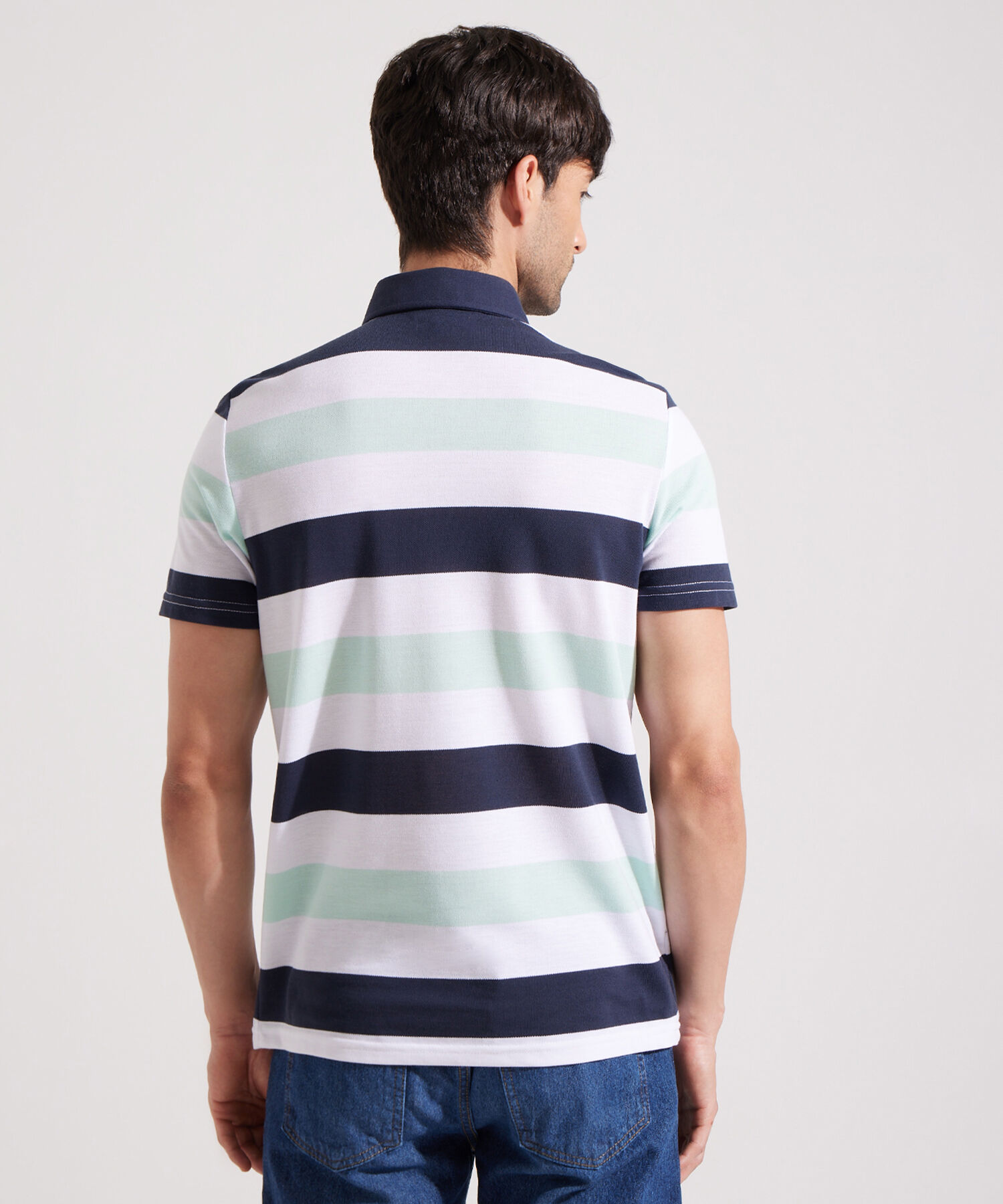 Polo  Cuello Duro, Con Bolsillo Y Silueta Slim Fit, Campiello
