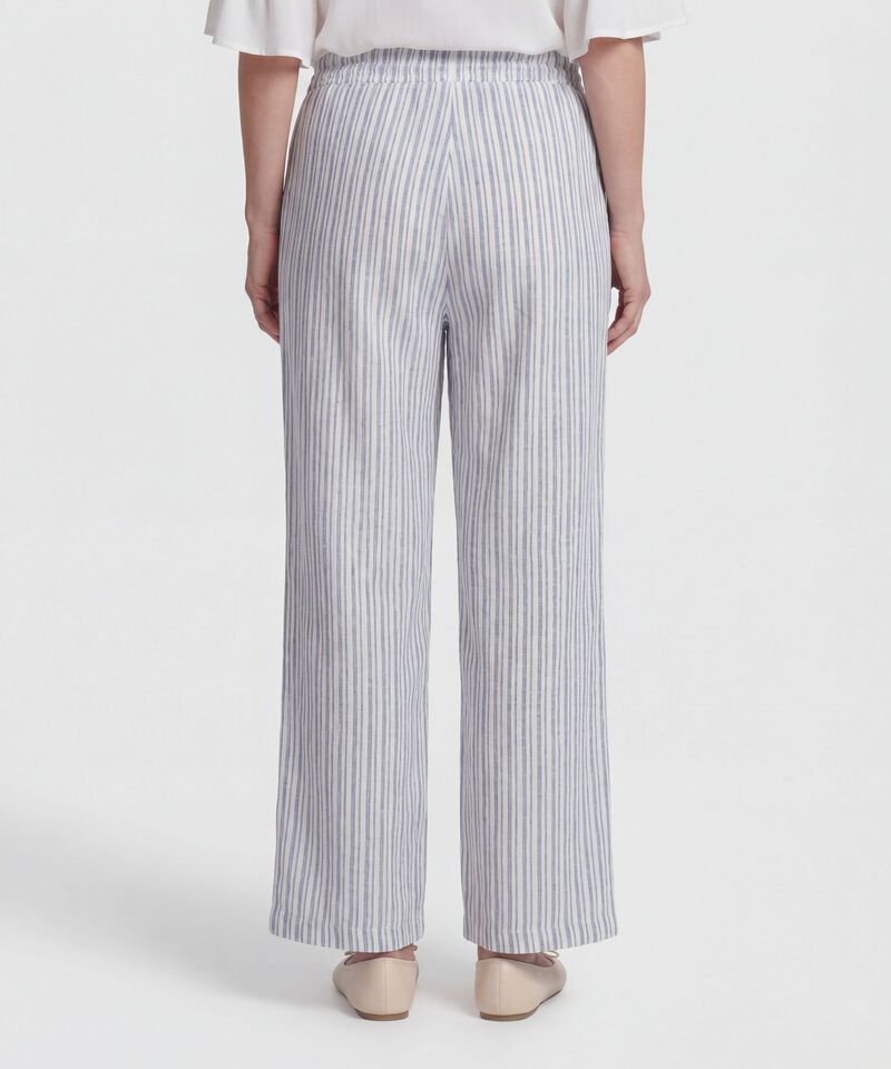 Pantal&oacute;n De Silueta Recta Con Cord&oacute;n Para Mujer