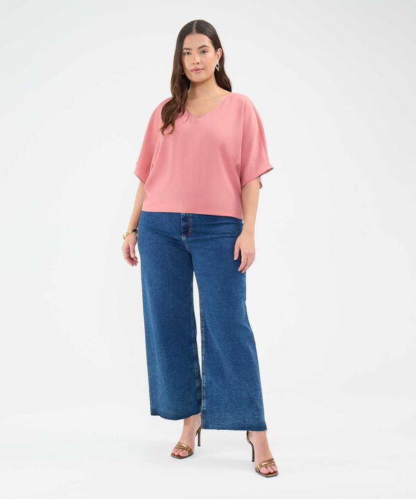 Blusa Escote en V