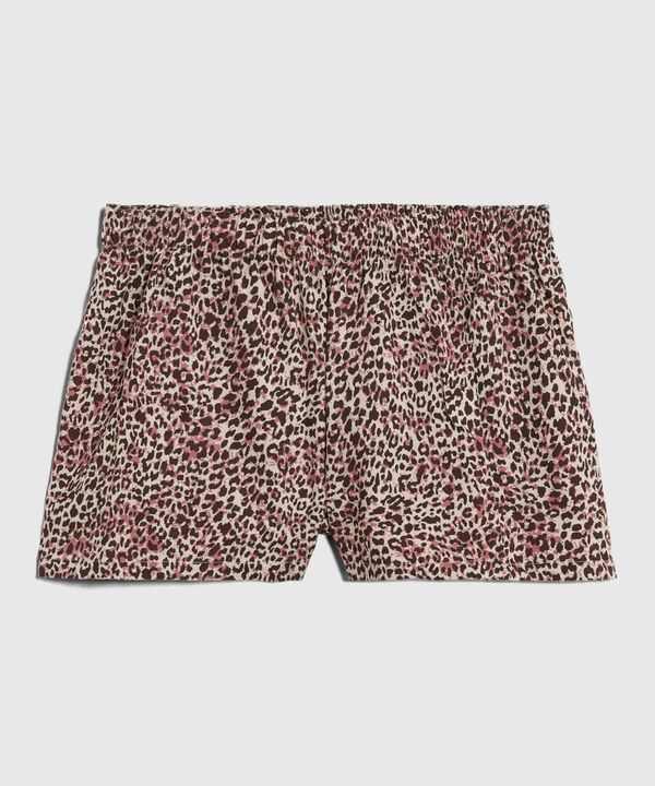 Pijama Short Con Cuello En V Para Mujer