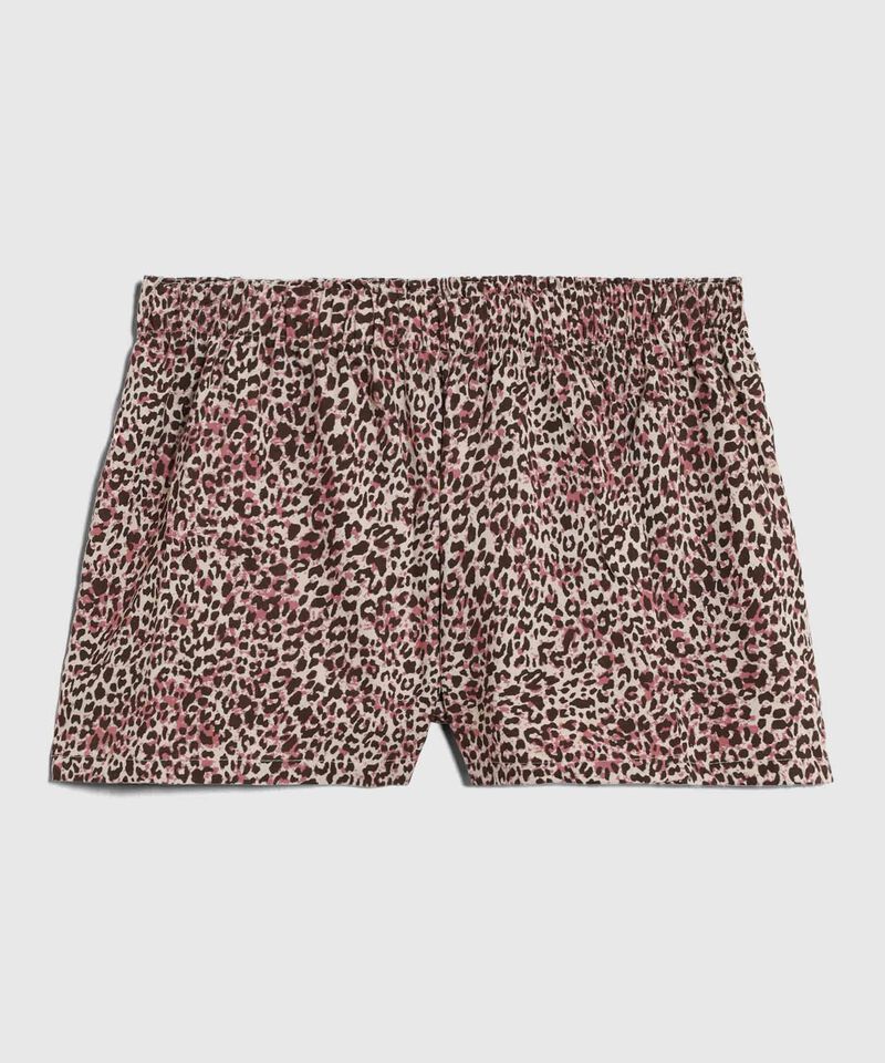 Pijama Short Con Cuello En V Para Mujer
