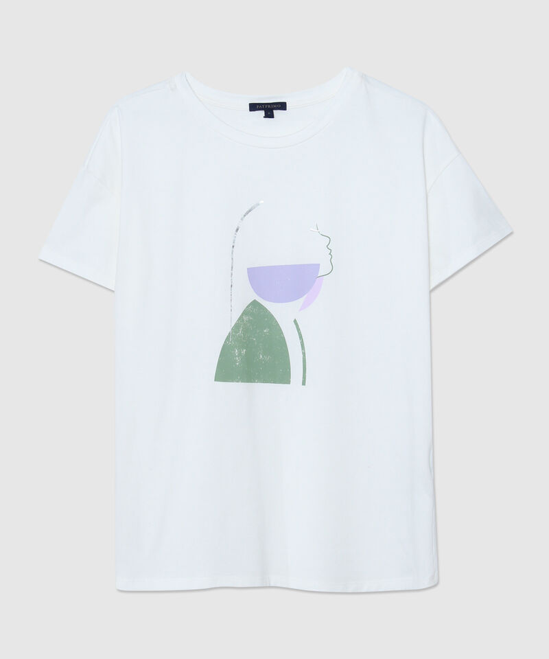 Camiseta Manga Corta Corrida Con Screen En Frente