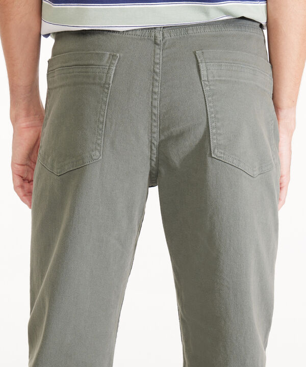 Jean Slim Fit Tono Verde