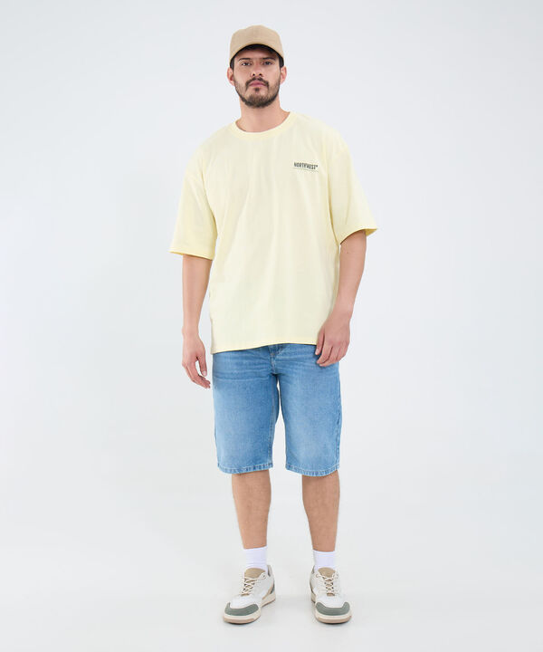 Camiseta Boxy Con Bordado image number null