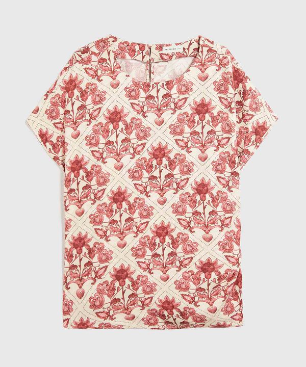 Blusa Manga Corta Para Mujer image number null
