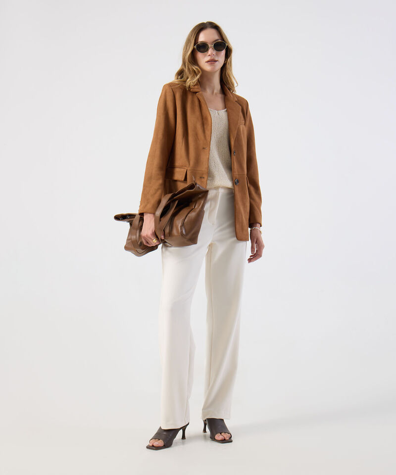 Chaqueta Tip Blazer Cl&aacute;sico Para Mujer