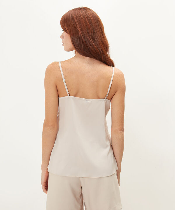 Blusa Manga Sisa Con Volantes Unicolor image number null