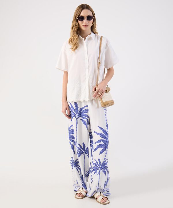 Camisa Bordado Inglés y Ondas image number null