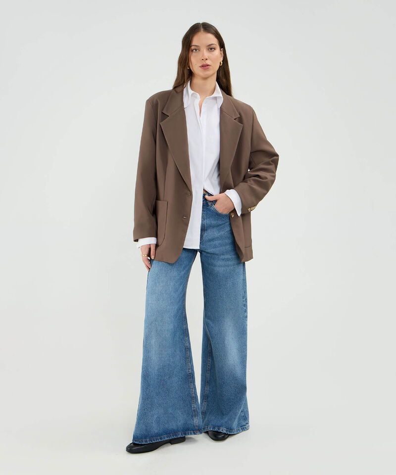 Jean Extra Wide Leg Tono Azul Medio