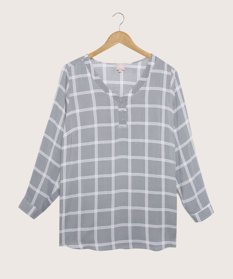 Blusa Estampada Manga Larga