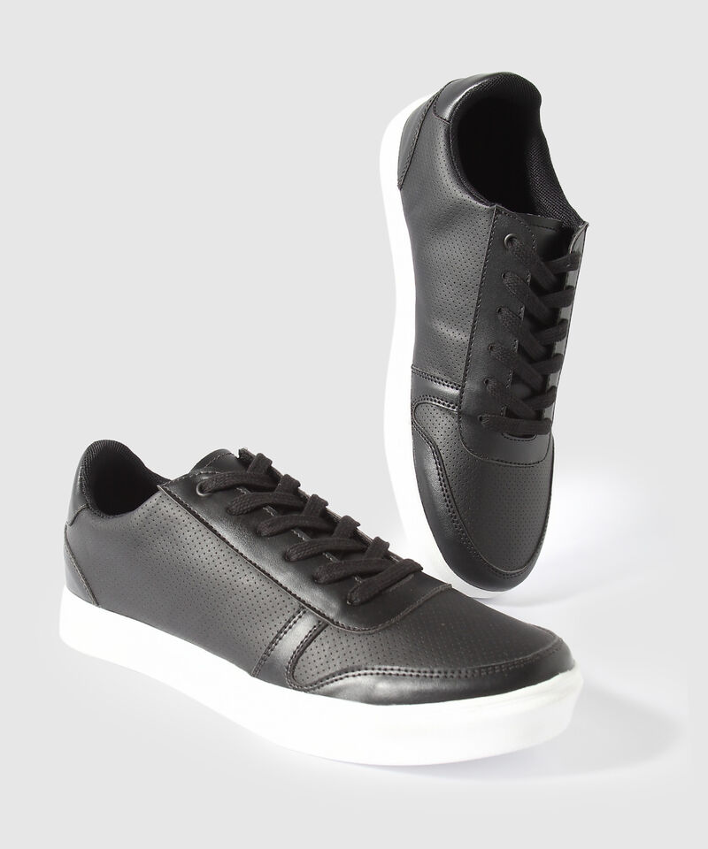 Tenis Casuales Tipo Cuero