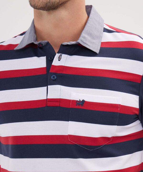 Polo Preteñida, Cuello Maquina Con Bolsillo image number null