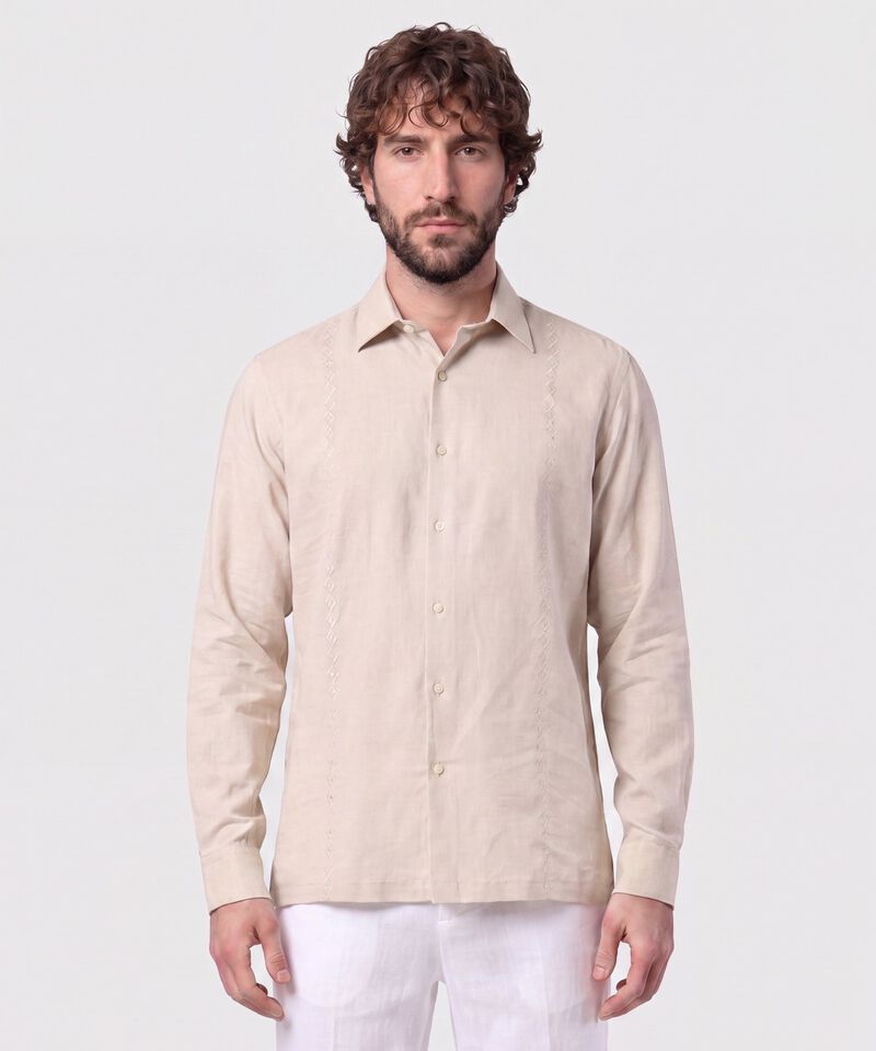 Guayabera Premium Con Alforzas Para Hombre