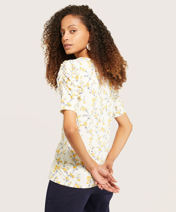 Camiseta Estampada Con Ruche image number null