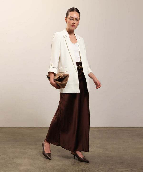 Falda Larga Minimalista para Mujer