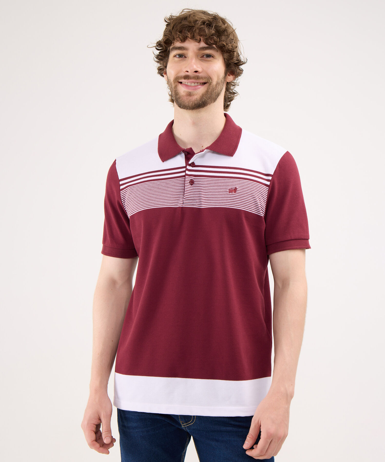 Polo Tejida con Rayas