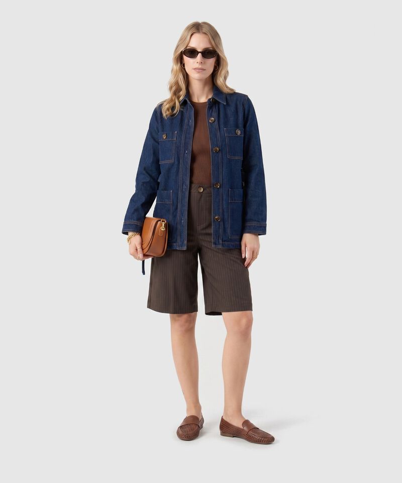 Bermuda Con Pasadores Para Mujer