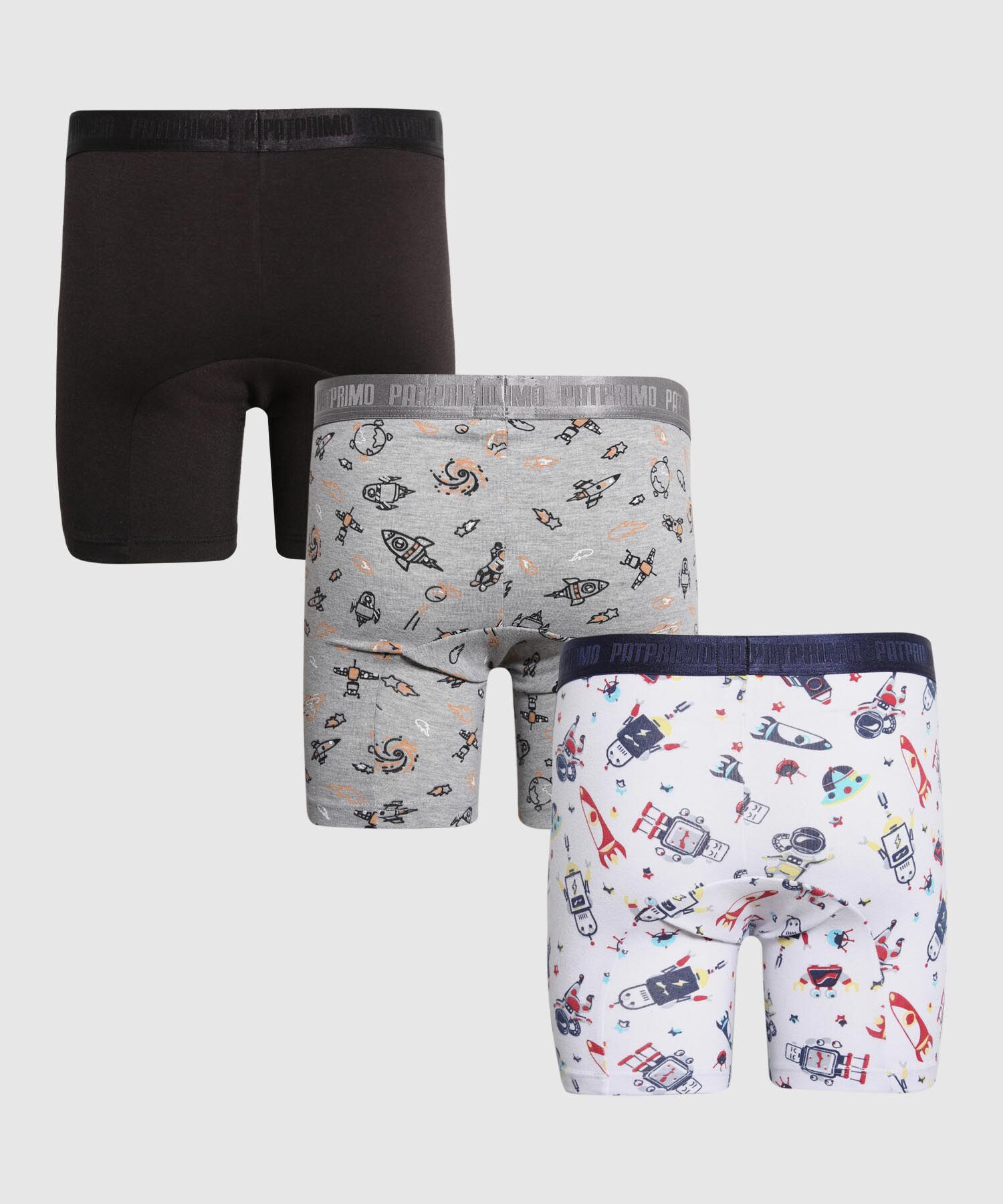 Pantaloncillo Pack X3 Boxer Medio En Algodón