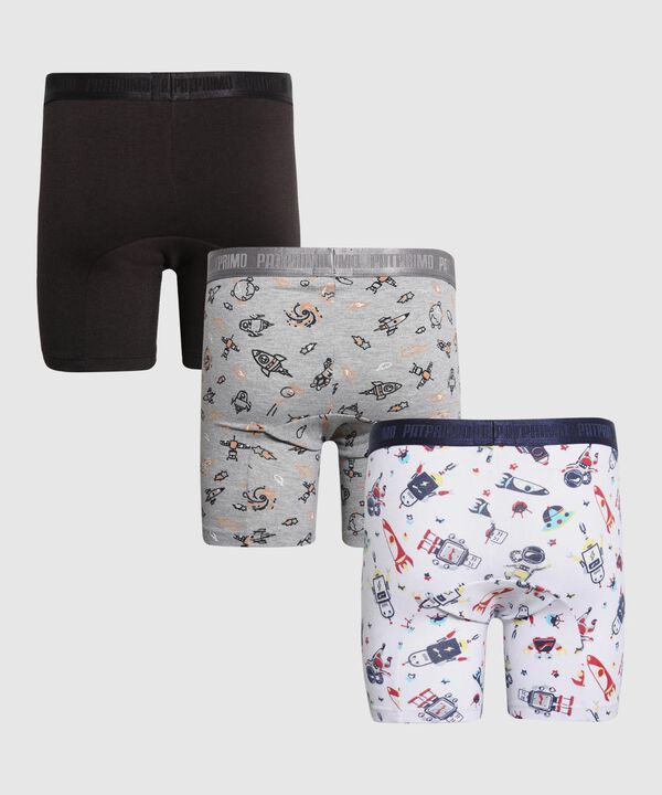Pantaloncillo Pack X3 Boxer Medio En Algodón