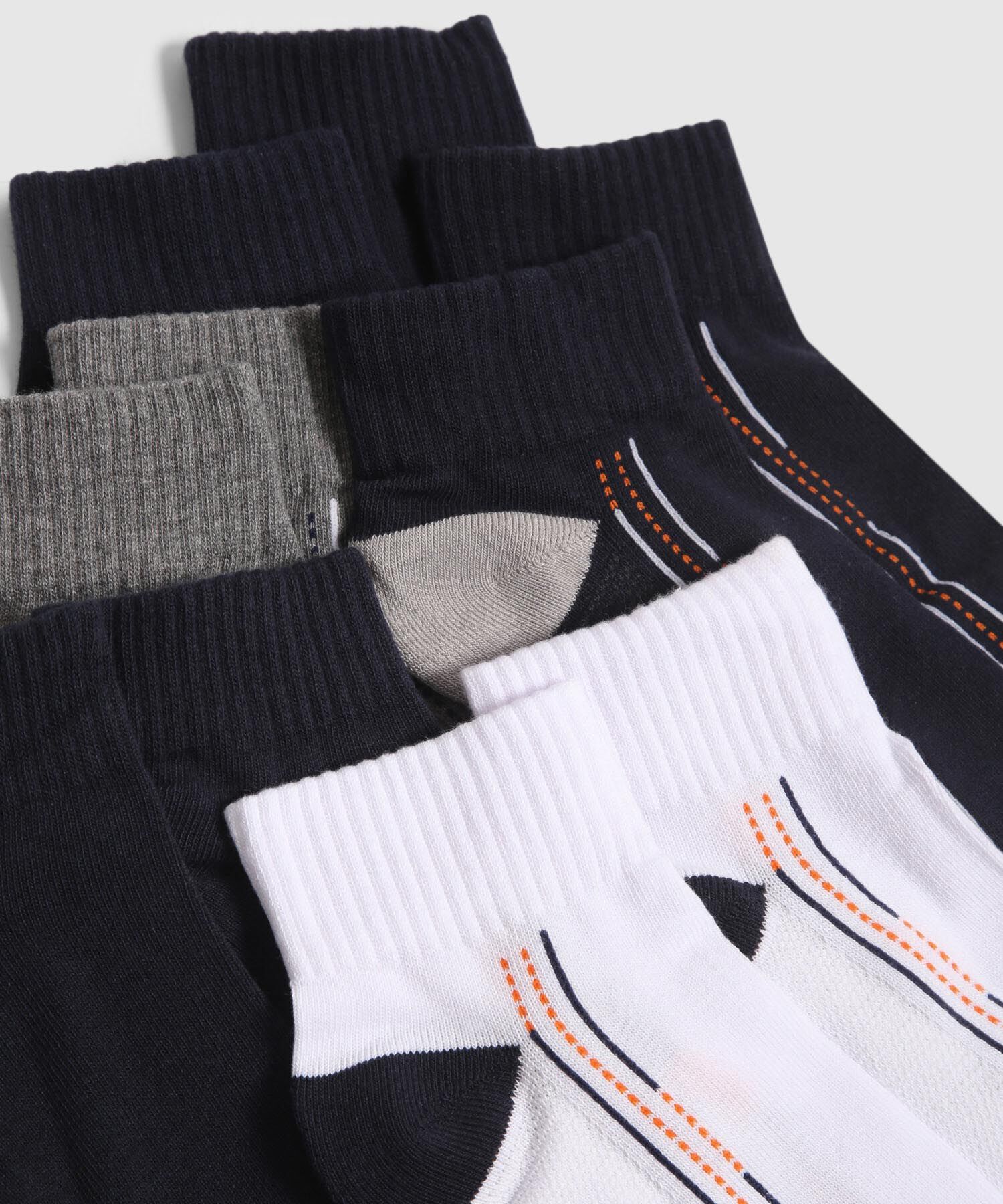 Pack x 5 Medias Tobilleras Estampadas