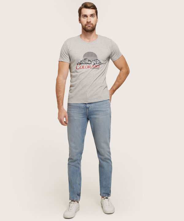 Camiseta Cuello Redondo  Estampado