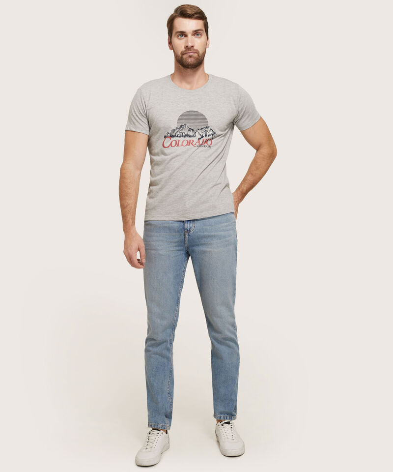 Camiseta Cuello Redondo  Estampado