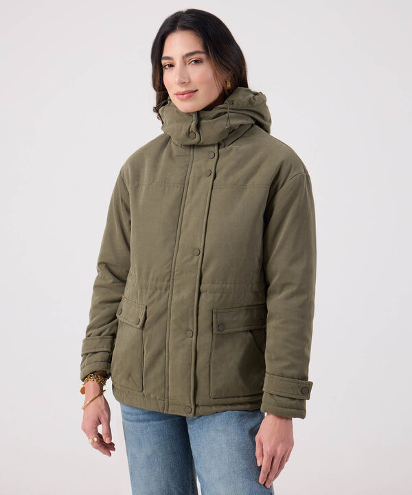Chaqueta Acolchada Unicolor  image number null