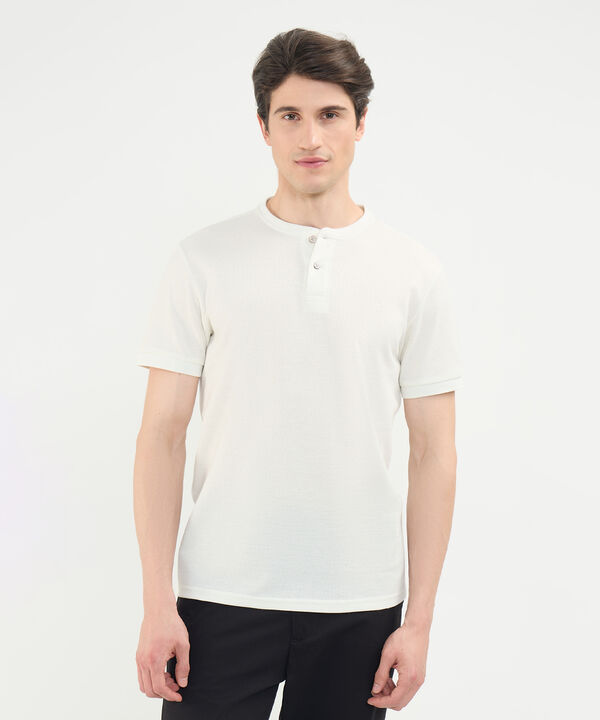Cuello Camiseta Henley
