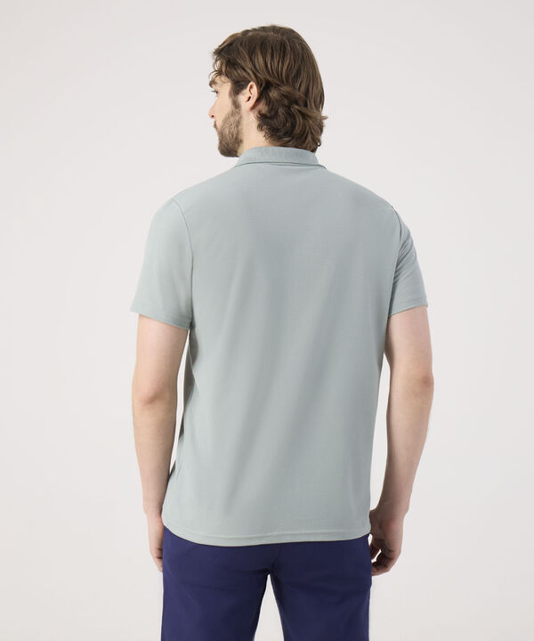 Polo Unicolor Con Bolsillo 